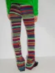AGR knitted striped slim-fit trousers