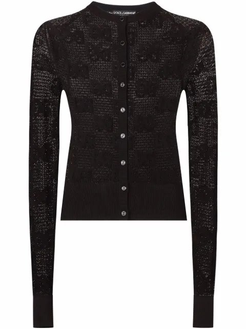 Dolce & Gabbana cardigan à logo DG