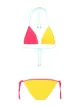 Image 2 of Dolce & Gabbana colour-block logo bikini