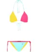 Image 1 of Dolce & Gabbana colour-block logo bikini