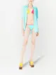 Dolce & Gabbana colour-block logo bikini