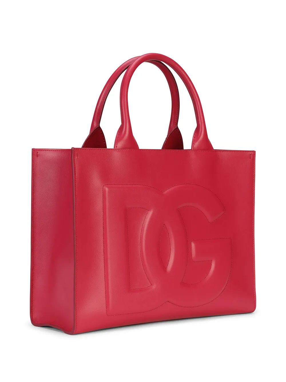 фото Dolce & gabbana сумка-тоут с тисненым логотипом