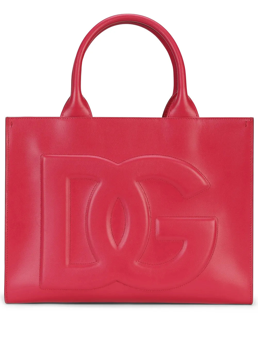 фото Dolce & gabbana сумка-тоут с тисненым логотипом