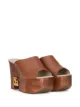 Imagem 2 de Dolce & Gabbana Sandália plataforma com placa de logo