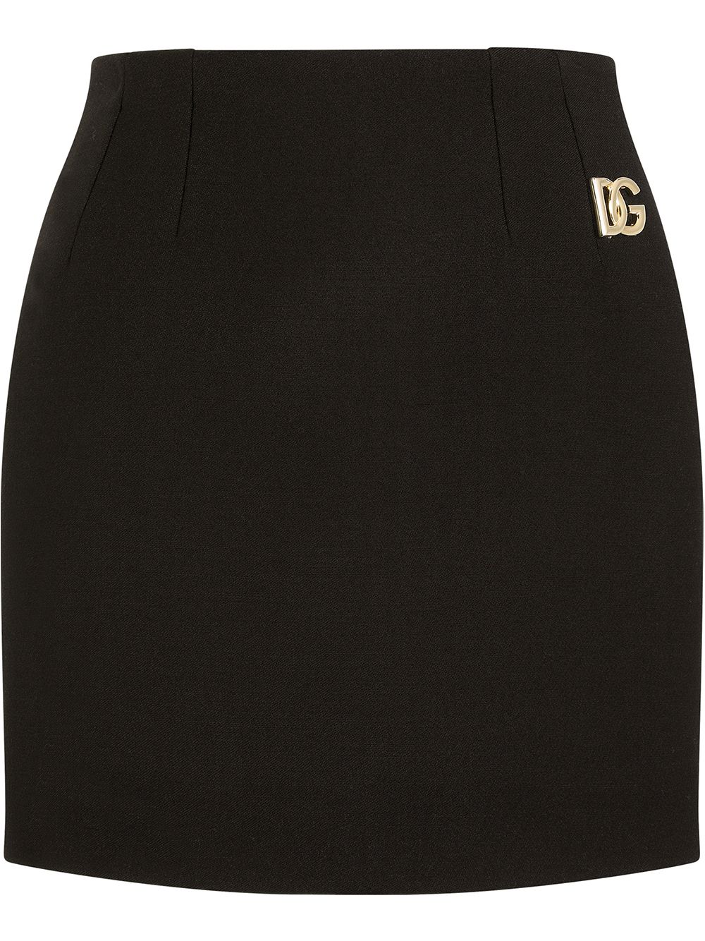 фото Dolce & gabbana короткая юбка-карандаш с логотипом