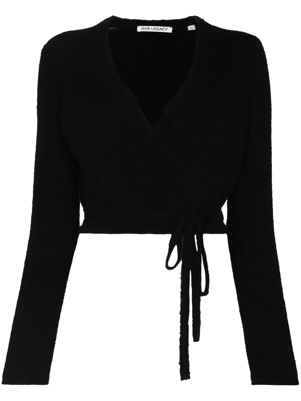Image 1 of Our Legacy cropped wrap cardigan