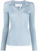Image 1 of REMAIN ribbed knitted polo shirt