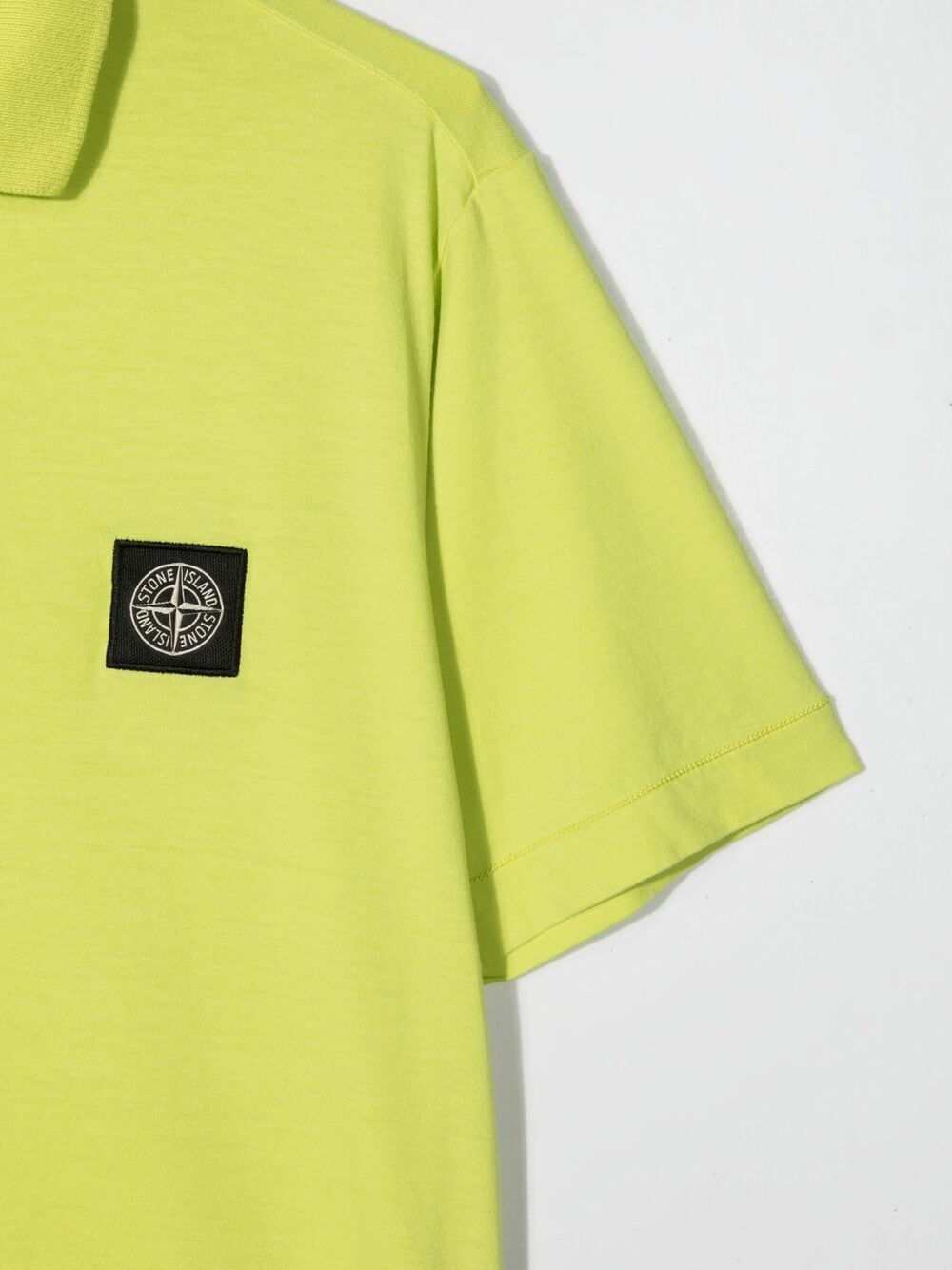 фото Stone island junior рубашка поло с нашивкой-логотипом