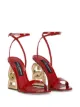 Imagem 2 de Dolce & Gabbana Sandália com logo e abertura frontal