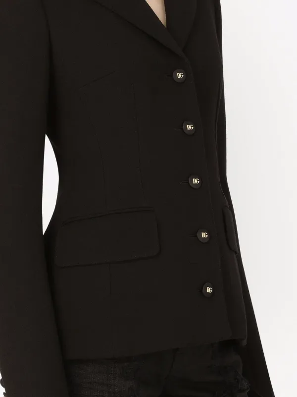 Dolce & Gabbana シングルジャケット ブラック Dolce & Gabbana シングルジャケット | ブラック | FARFETCH JP