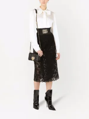 ◆直営店◆【Dolce&Gabbana】ジャカードDGロゴ ペンシルスカート DOLCE&GABBANA】DG ロゴ ジャカード ミディ ペンシル スカート