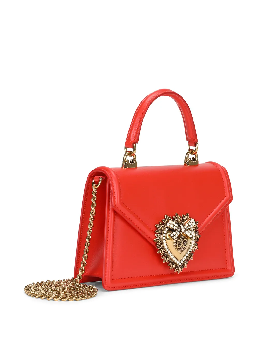фото Dolce & gabbana мини-сумка devotion с верхней ручкой