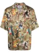 Image 1 of Martine Rose graphic-print short-sleeved shirt