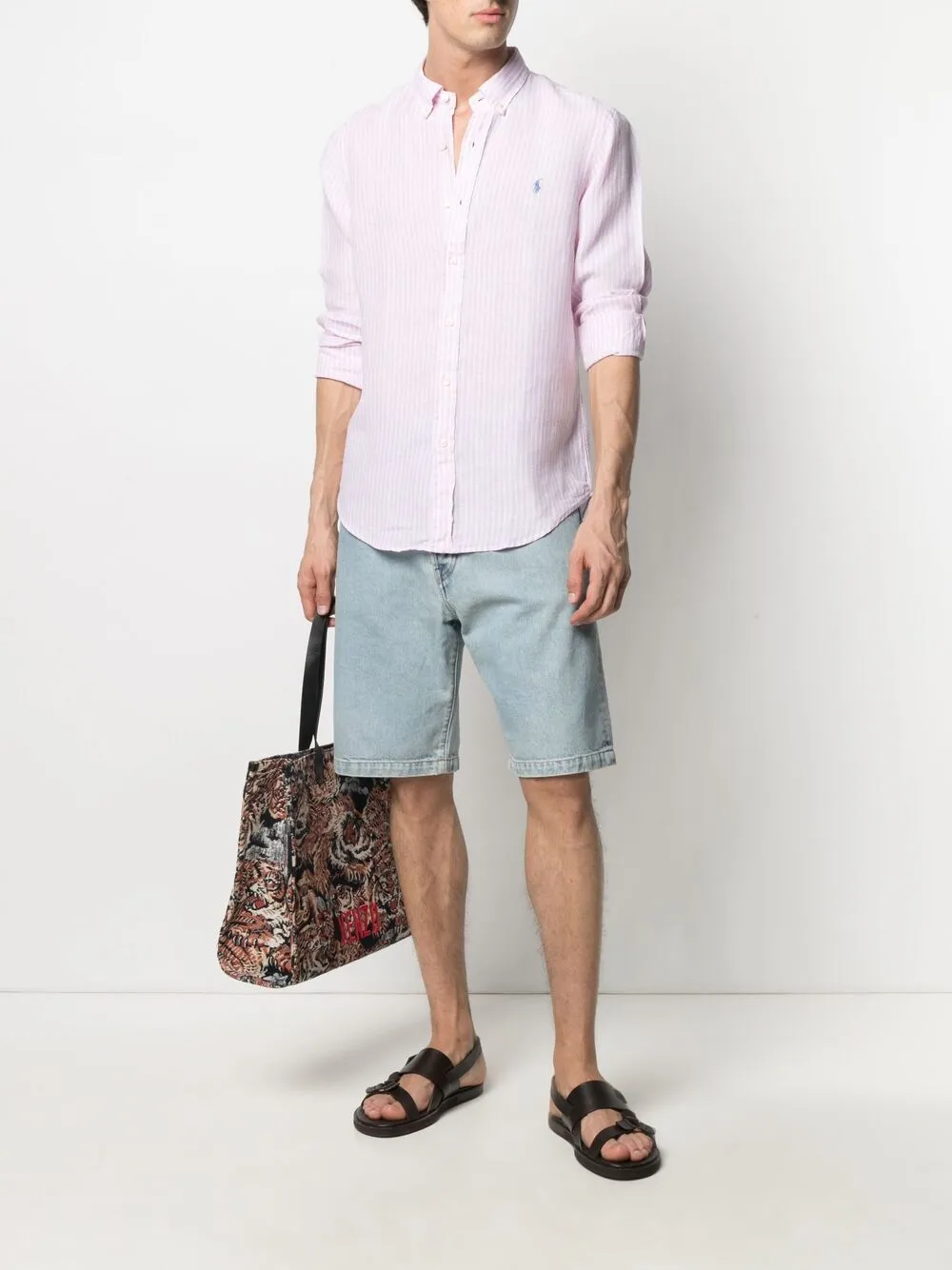 фото Ralph lauren collection рубашка в полоску