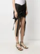 Nensi Dojaka draped mini skirt