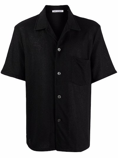 OUR LEGACY - boucle short-sleeve shirt