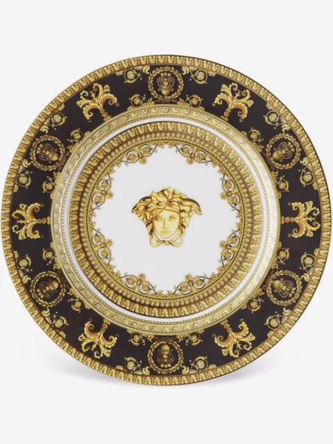 Versace plato Baroque Nero de 18cm
