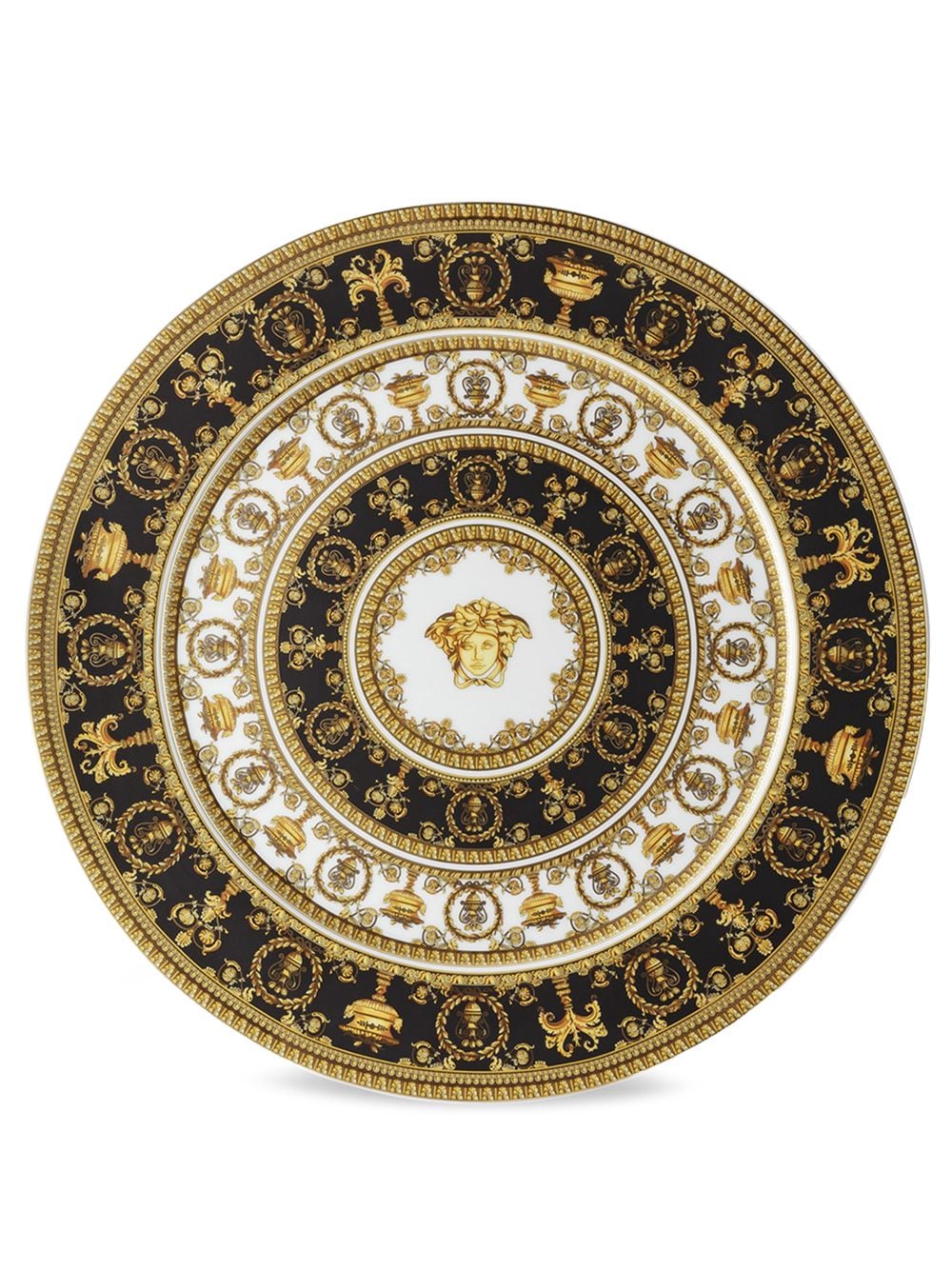 Shop Versace Home I Love Baroque Service Plate In White