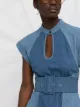 Chloé panelled denim mini-dress