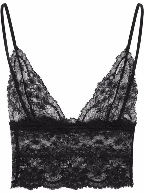 Dolce & Gabbana spaghetti-strap lace bralette