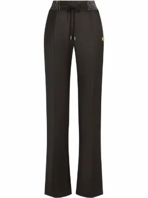 【Dolce&Gabbana】ウールストレートパンツ Dolce & Gabbana Black Wool Pants | italist