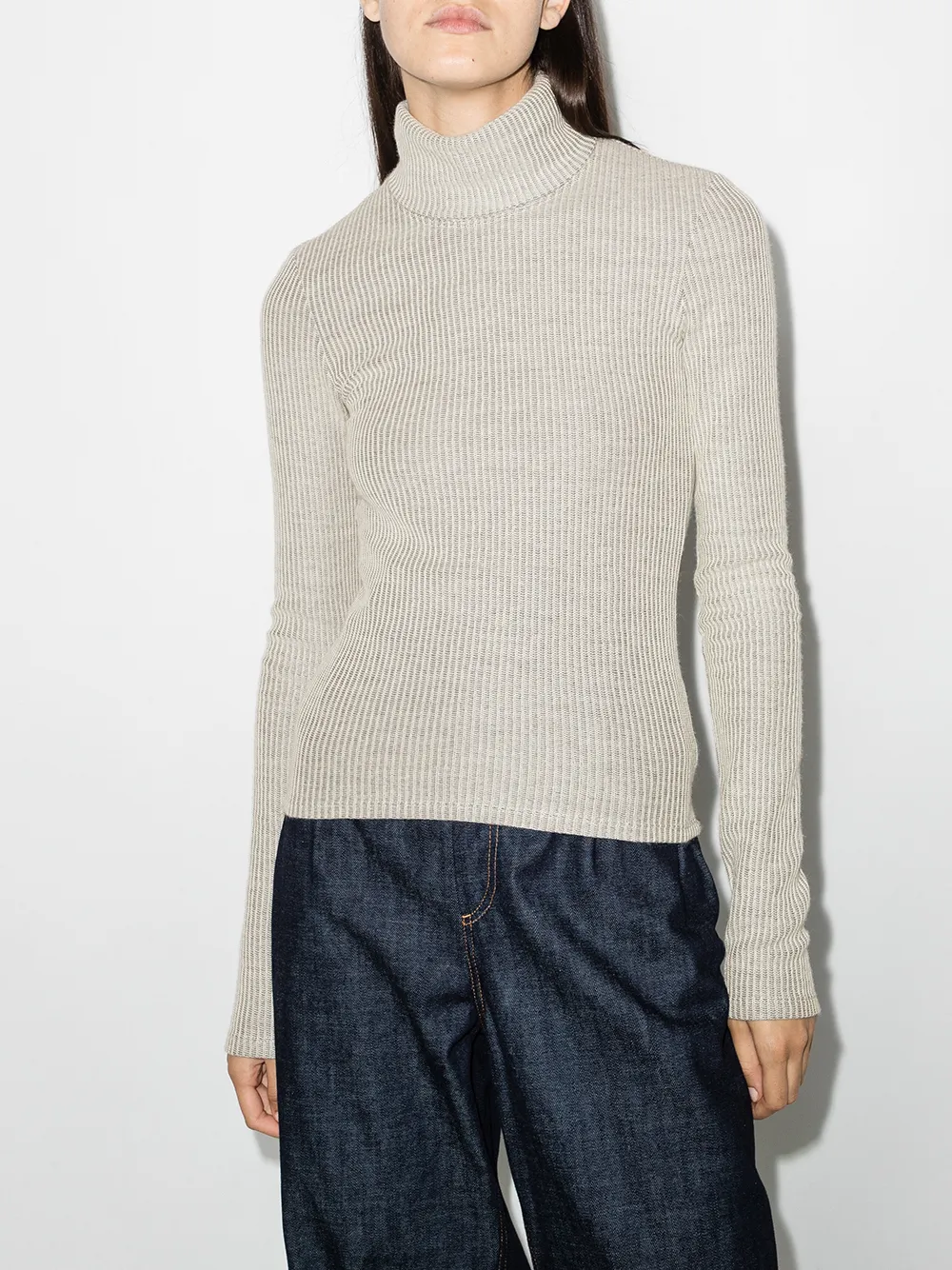 Image 2 of Our Legacy roll-neck ribbed-knit jumper