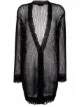 Image 1 of Roberto Collina distressed open-knit cardigan
