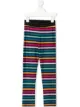 Image 1 of SONIA RYKIEL ENFANT glitter-waistband striped leggings