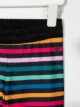 SONIA RYKIEL ENFANT glitter-waistband striped leggings