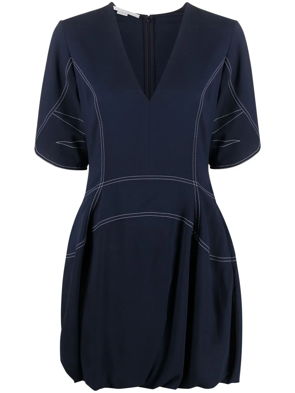 фото Stella mccartney платье amber с контрастной строчкой