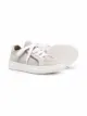 Image 2 of Brunello Cucinelli Kids metallic-threaded lace-up sneakers