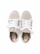 Brunello Cucinelli Kids metallic-threaded lace-up sneakers