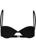 TOTEME strappy bikini top - Black