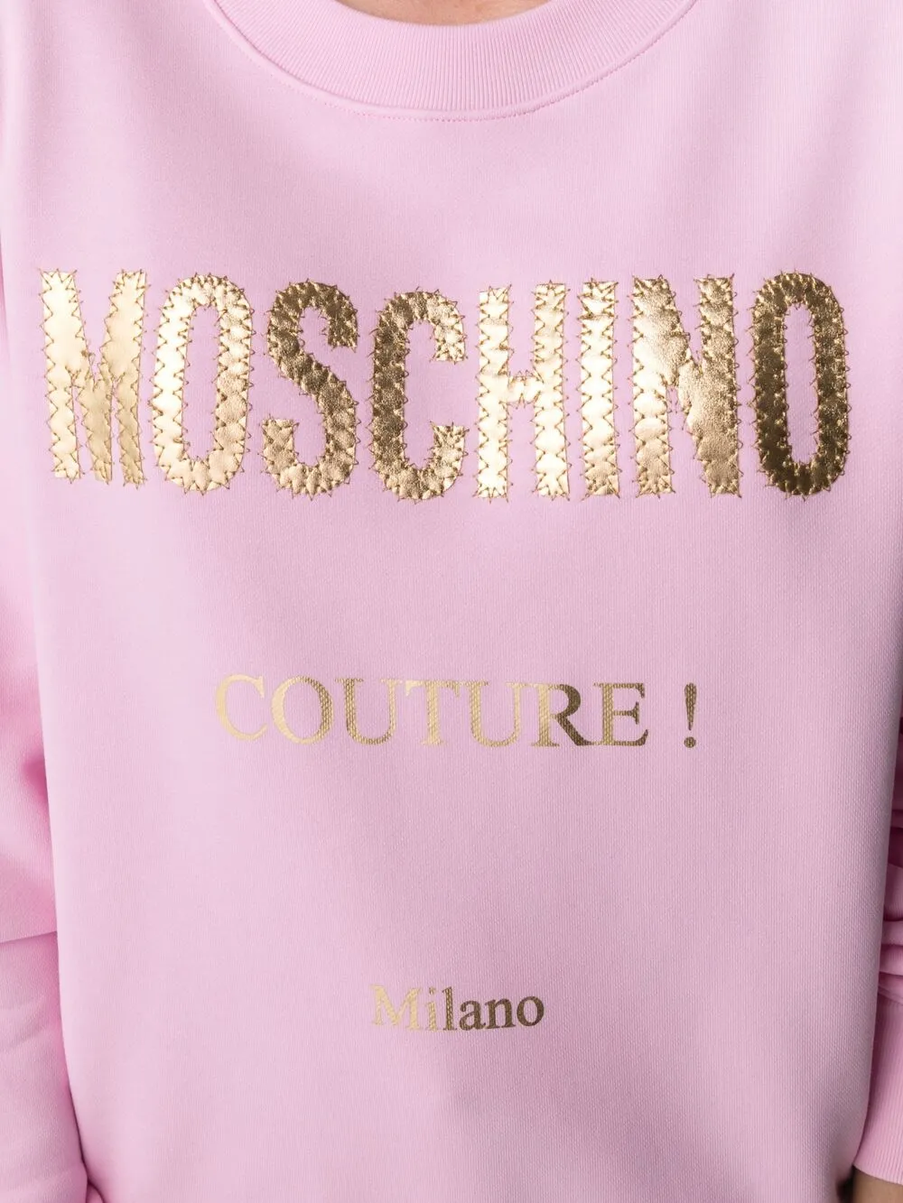 фото Moschino толстовка couture с вышитым логотипом