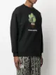 Pleasures Spike embroidery rib-trimmed sweatshirt