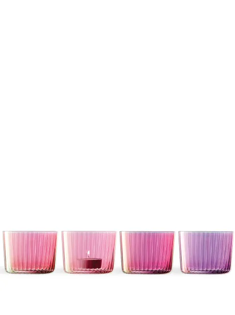 LSA International Gems tealight holder set