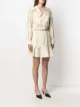 Self-Portrait peplum-hem mini skirt