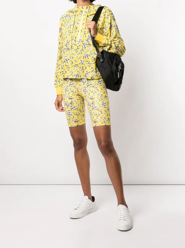 floral print biker shorts