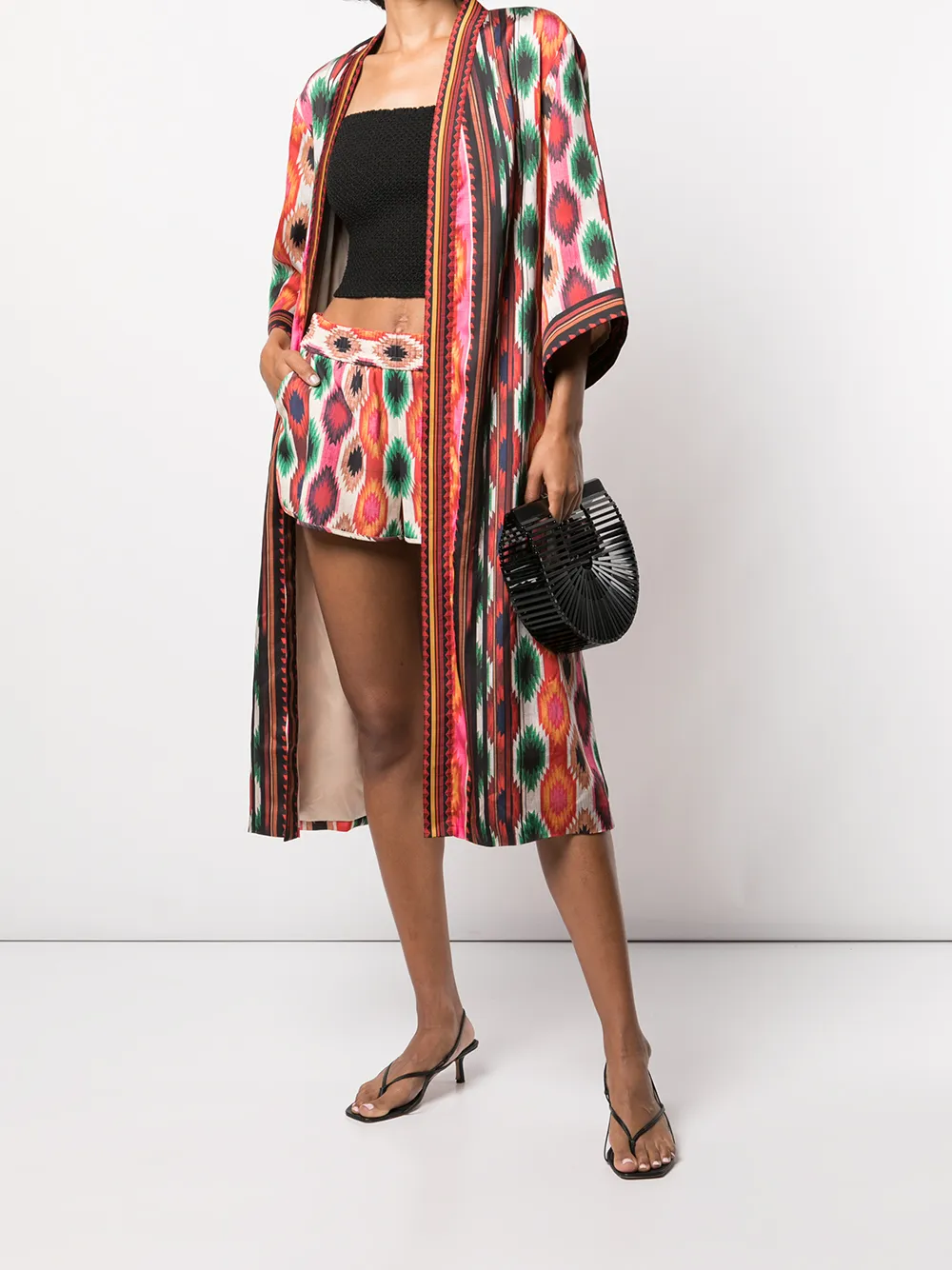 фото Alice+olivia присборенное топ penelope