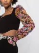 Versace Jeans Couture Versailles-print corset top