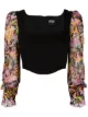 Image 1 of Versace Jeans Couture Versailles-print corset top