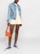 Image 2 of Sandro Paris daisy-embroidered denim jacket
