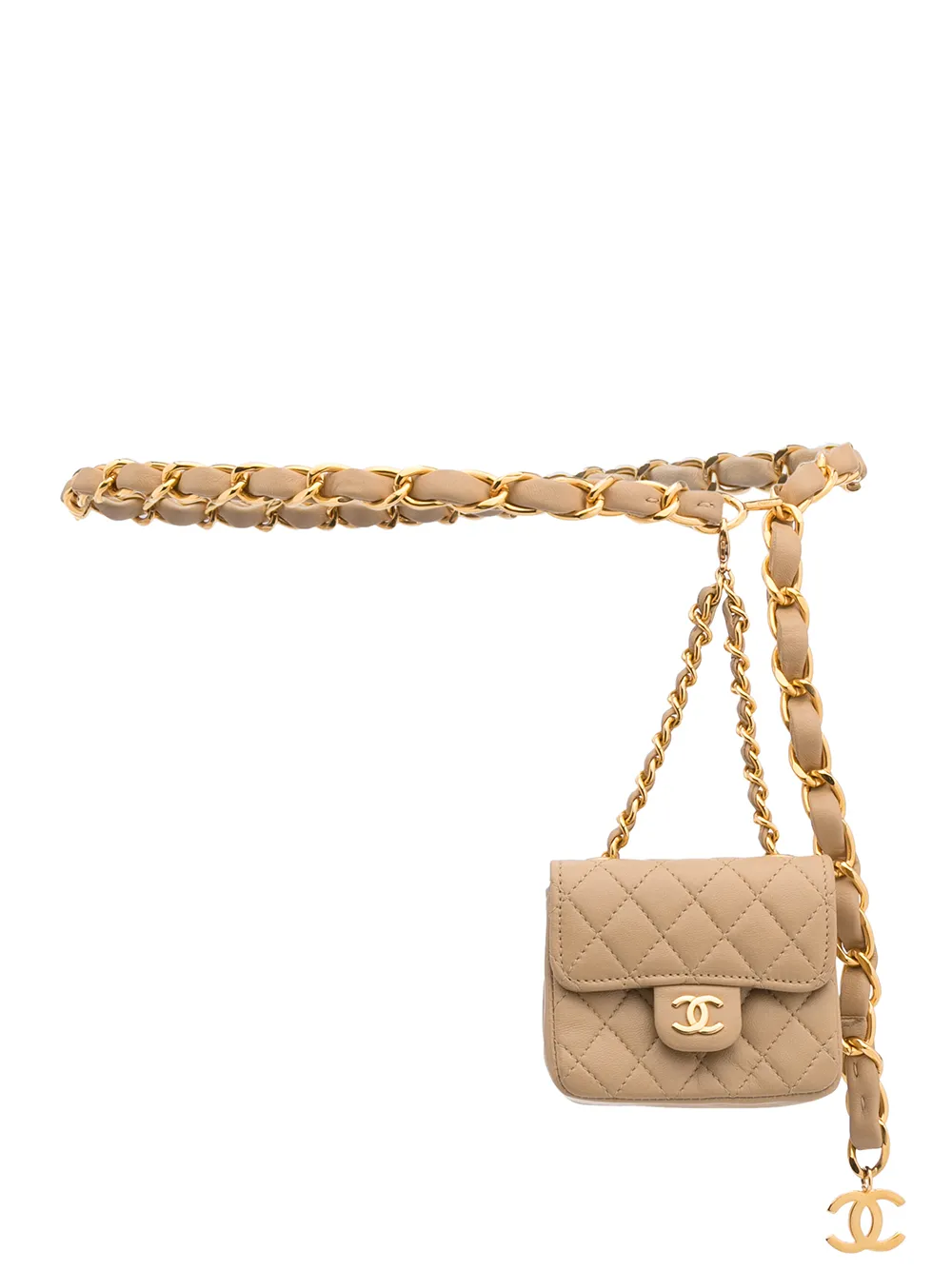 CHANEL Pre Owned 1990s Classic Flap Micro Belt Bag Farfetch