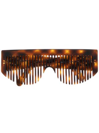 CHANEL Pre-Owned 1990s CC comb-shaped Sunglasses - Farfetch