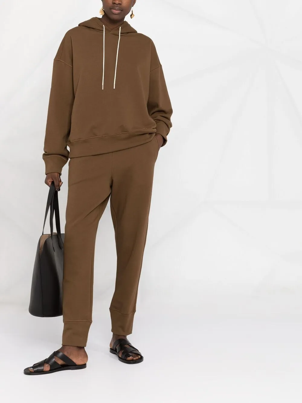 фото Jil sander спортивные брюки с вышитым логотипом