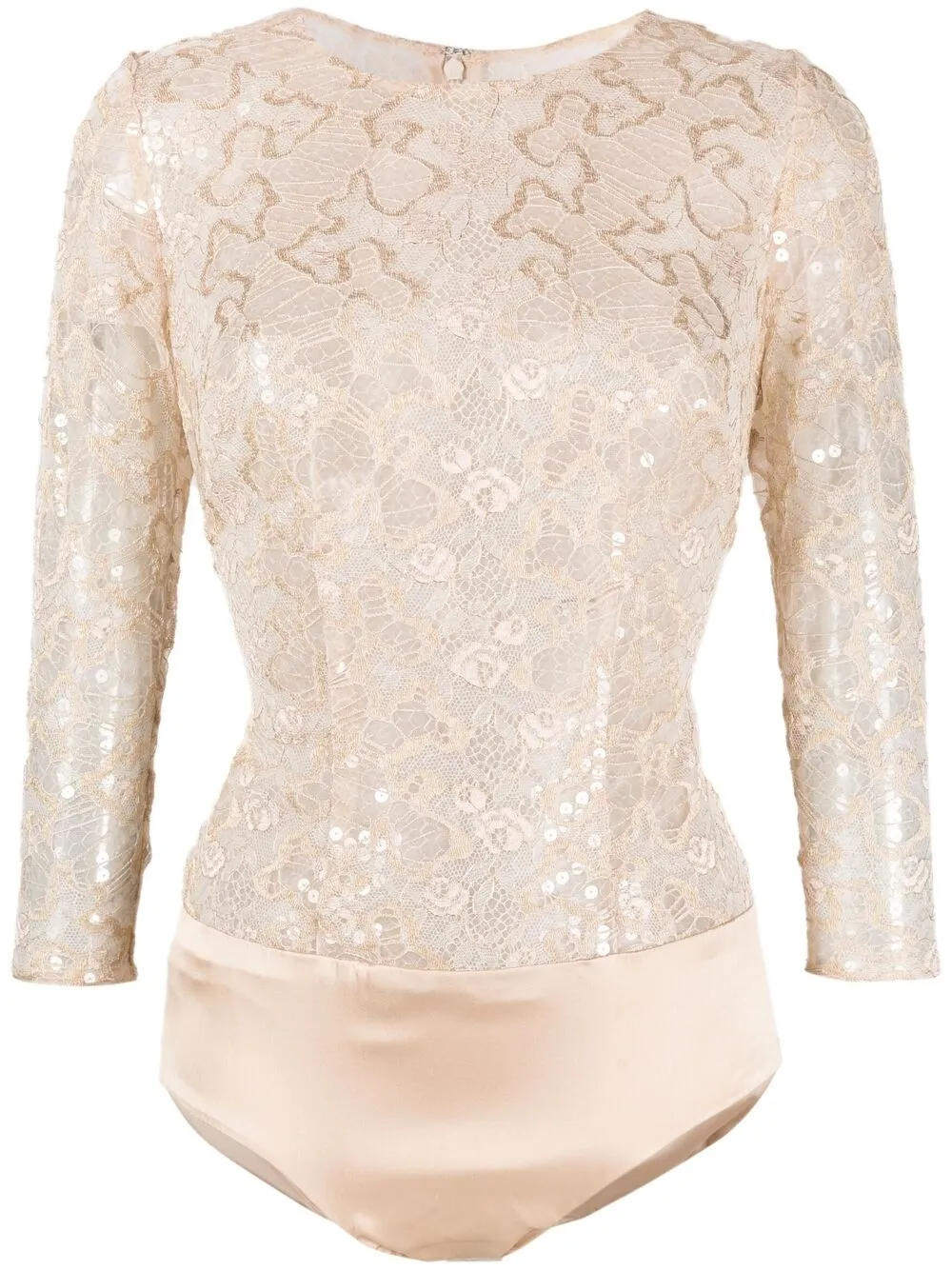 Parlor кружевное боди с пайетками