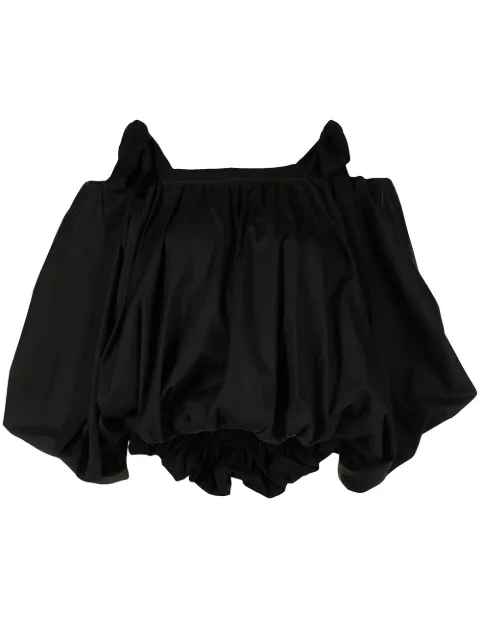 Goen.J voluminous-shape cotton-blend blouse
