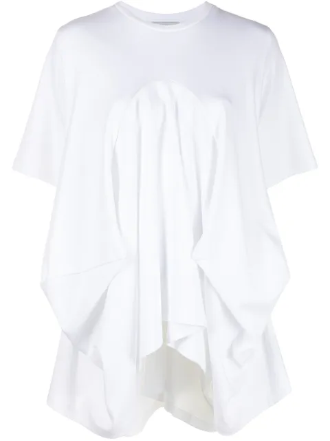 Goen.J draped cotton T-shirt