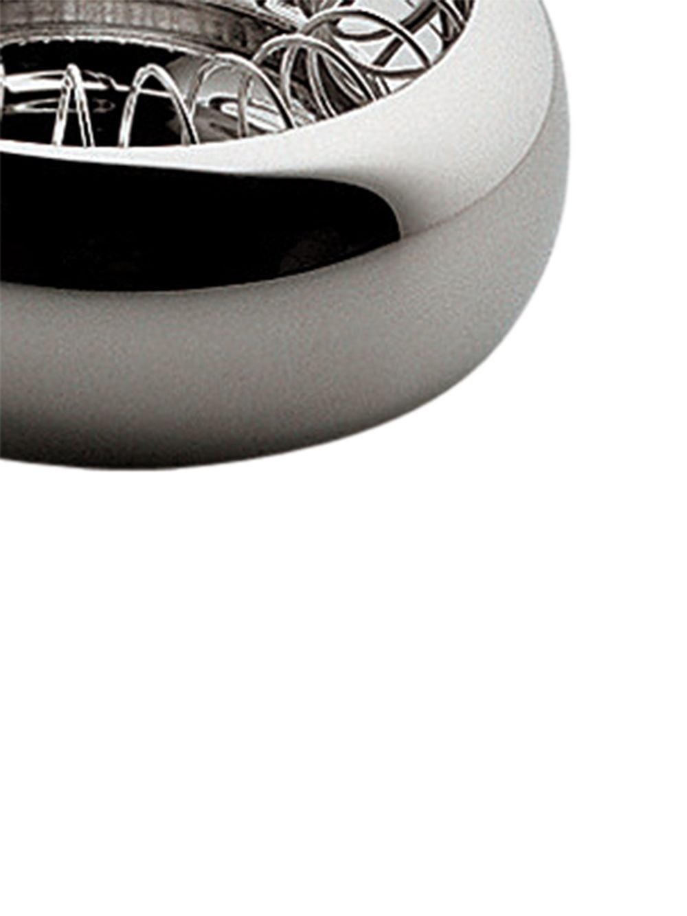 Shop Alessi Spiral Design Ashtray In Silver
