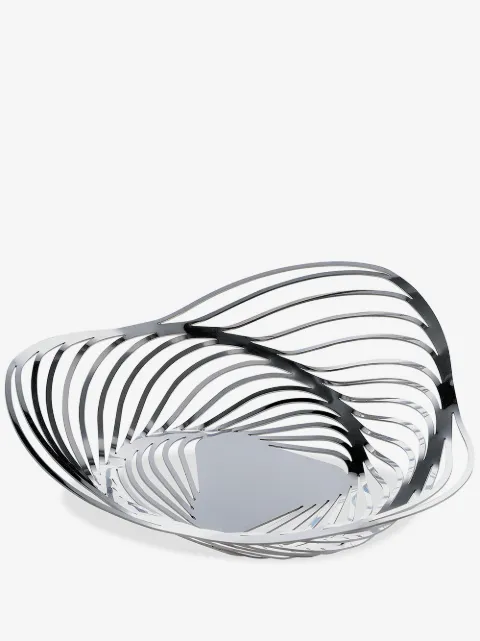 Alessi Trinity stainless steel fruit bowl
